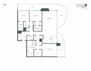 Brickell Flatiron Condos Floor Plans Penthouse 07